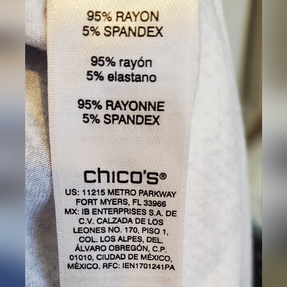 Chico's Blue & White Floral Sleeveless Maxi Sundress Size Small Side Leg Slits - Picture 11 of 12